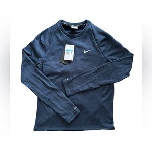 Men's Therma-FIT Repel Running Crew Size M Deep Blue